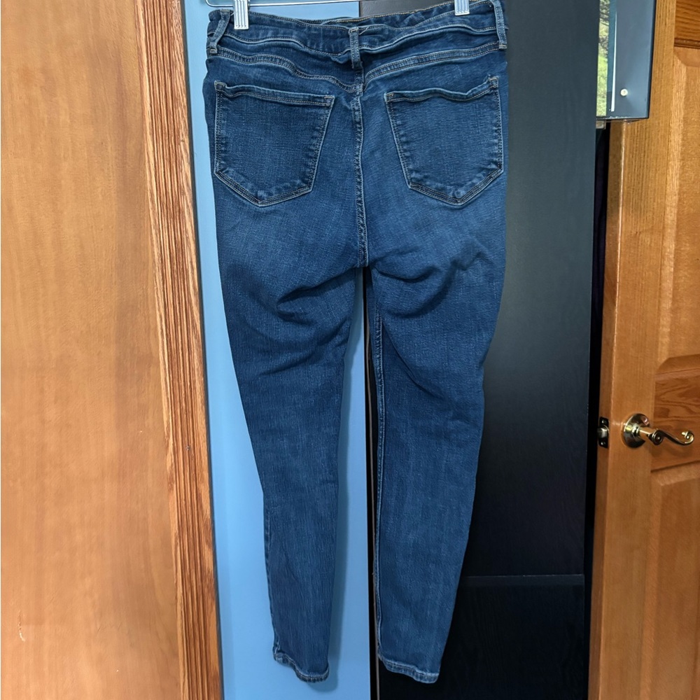Old Navy Blue Skinny Jeans - Picture 2 of 3